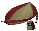 ENO Double Nest Deluxe Hammock - Tomato/Khaki