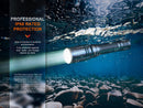 Fenix HT30R White Laser Flashlight – 500 Lumens, USB-C Rechargeable