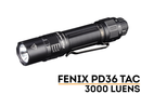 Fenix PD36 TAC – 3000 Lumen Tactical Flashlight with USB-C Rechargeable 21700 Battery