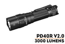 Fenix PD40R V2.0 3000 Lumen Rechargeable Flashlight – USB-C, Rotary Switch