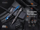 Fenix T6 – USB-C Rechargeable Tactical Penlight – Blue