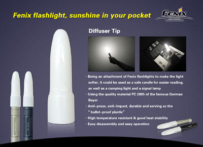 fenix diffuser tip flashlight small Flashlight, : Tools & Home Improvement softening intense flashlights to give you and your family the reliable lighting you need around the house. Fenix Flashlight Diffuser Tip Small