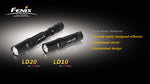 Fenix LD20 Black CREE LED Flashlight