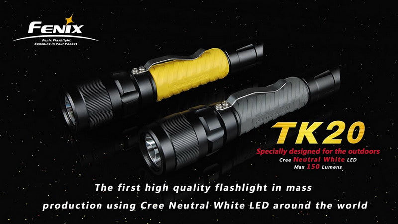 Fenix TK20 Black/Grey CREE LED Flashlight