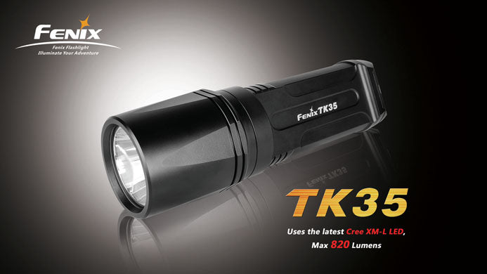Fenix TK35 860 Lumen CREE XM-L U2 LED Flashlight