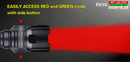 Klarus FH10 1x 18650 / 2x CR123A 700 Lumens CREE XP-L HI V3 LED Flashlight