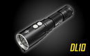 Nitecore DL10 1000 Lumen 1x 18650 2x CR123 CREE XP-L HI V3 Flashlight