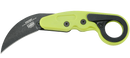 CRKT Provoke Zap Morphing Karambit Folding Knife Green Grivory Handles 2.47in Steel Blade - 4041G