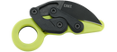 CRKT Provoke Zap Morphing Karambit Folding Knife Green Grivory Handles 2.47in Steel Blade - 4041G
