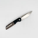 Kansept Warrior Exclusive CPM-S35VN Steel Black Anodized Titanium w/ Black and Red Copper Carbon Fiber Handles