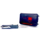 CobraTec FS-X Large Gray OTF Knife - D2 3.75in Drop Point Blade