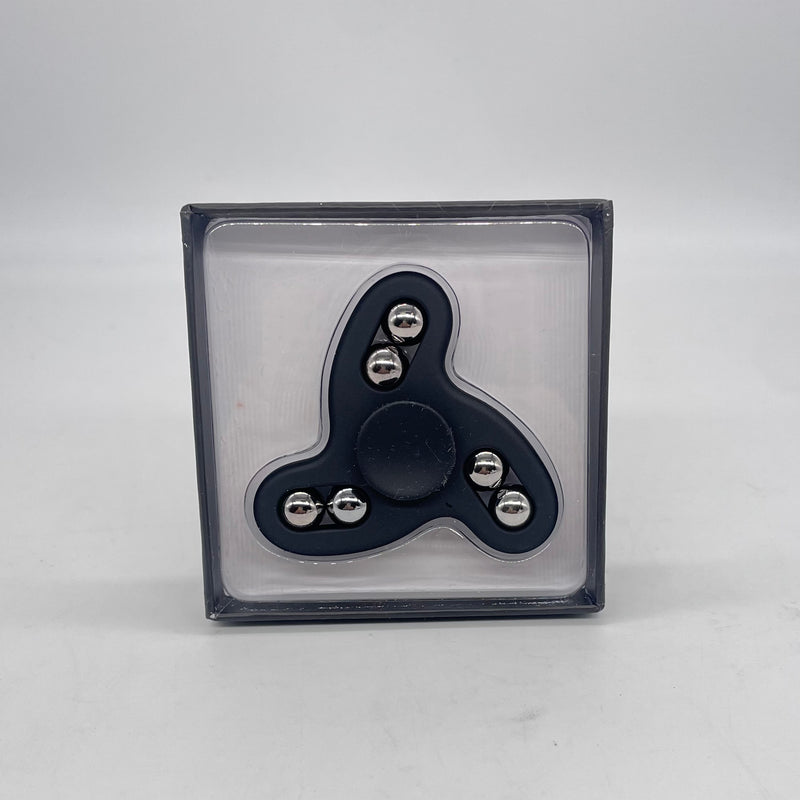 DNA Spin Plastic Fidget Wavy Tri-Spinner-Black