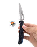 Spyderco C10FBKBL ENDURA® 4 Lightweight Thin Blue Line PS