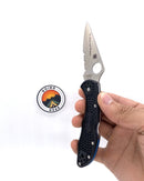 Spyderco C11FBKBL DELICA® 4 Lightweight Thin Blue Line PS