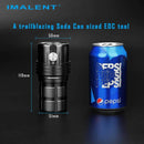 Imalent MS06 25000 Lumen Can Sized Rechargeable Flashlight 6 x CREE XHP70 2nd LED 3 x 21700 Battery (Included)