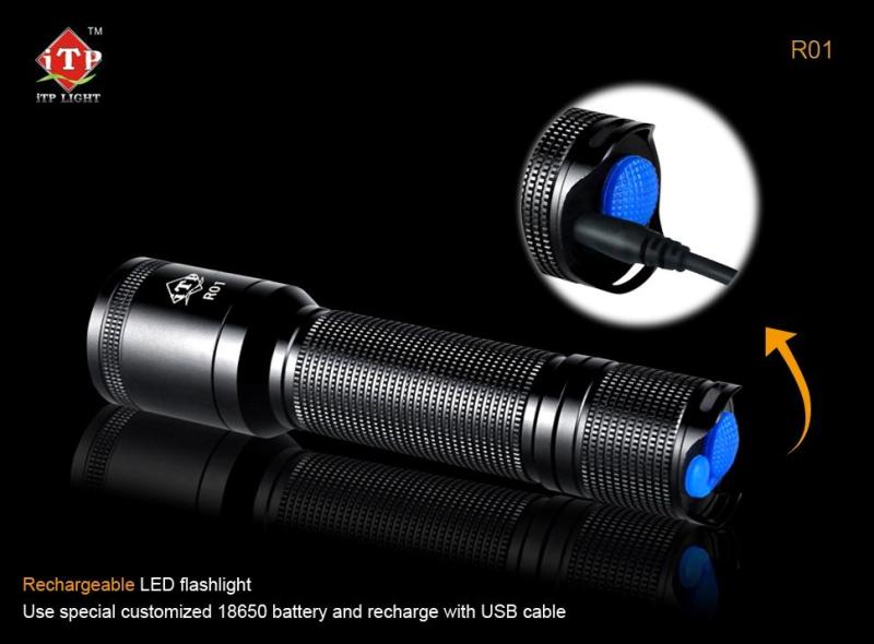 iTP Light R01 Rechargeable LED Flashlight