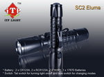 iTP Light SC2 2 x CR123 CREE XP-E R2 LED Flashlight