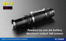 JetBeam BA10 R5 160 Lumen Flashlight