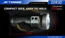 JETBeam DDR30 Digital Display Series 3 x 18650 Triple CREE XM-L2 LED Flashlight 3300 Lumens