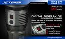 JETBeam DDR30 Digital Display Series 3 x 18650 Triple CREE XM-L2 LED Flashlight 3300 Lumens