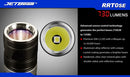 JETBeam RRT0SE 1 x AA/14500 / 1 x CR123/16340 CREE XM-L2 730 Lumen LED Flashlight