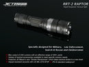 Jetbeam RRT-2 Raptor CREE R5 LED Flashlight - Gray