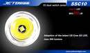 JETBeam SSC10 CREE G2 LED 300 Lumens 1 x CR123a Flashlight