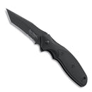 CRKT Shenanigan Tanto K490KKS Aluminum Handle Folding Knife - Combo Edge