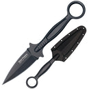 Cold Steel Drop Forged Battle Ring II Fixed Blade Knife 3.5" Teflon Coated 52100 Carbon Steel Secure-Ex Sheath