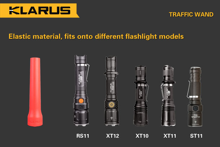 Klarus Traffic Wand - Compatible with: XT11, XT12, RS11, ST11