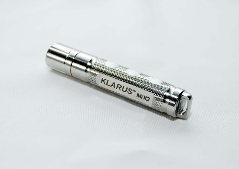 Klarus MI10 Stainless Steel XP-E R2 AAA LED Flashlight