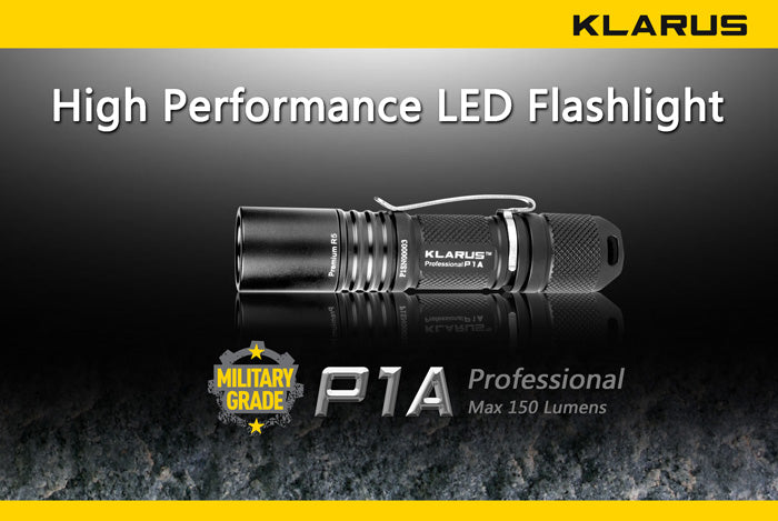 Klarus P1A XP-G R5 AA 150 Lumen LED Flashlight