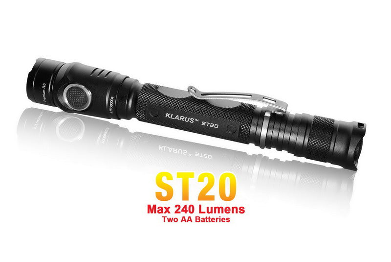 Klarus ST20 XP-G R5 2 AA LED Flashlight