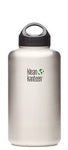 Klean Kanteen Wide Mouth Stainless Steel Bottle - 64 oz