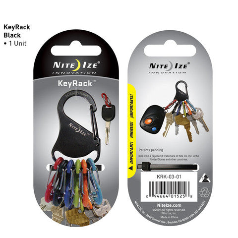 Nite Ize S-Biner Key Rack - Black