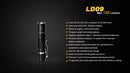 Fenix LD09 1 x AA CREE XP-E2 130 Lumen LED Flashlight