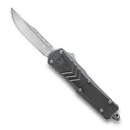 CobraTec FS-X Large Gray OTF Knife - D2 3.75in Drop Point Blade