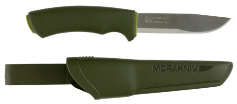 Morakniv Bushcraft Forest Stainless Steel Fixed Blade Knife w/ Sheath (4.2" Blade)
