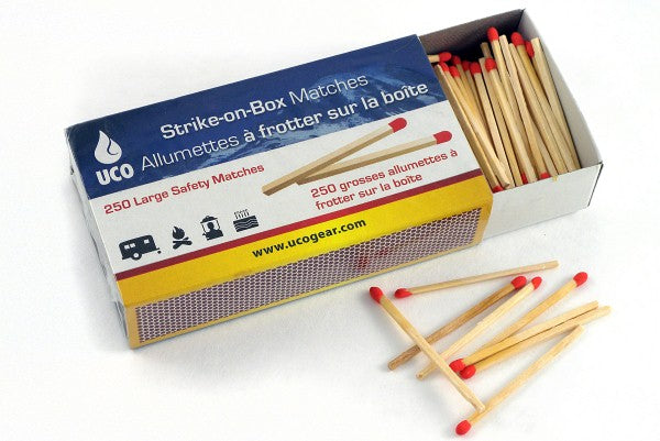 UCO Strike On Box Matches (250 Pieces)