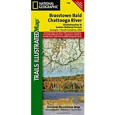 National Geographic Brasstown Bald/Chattooga River Map