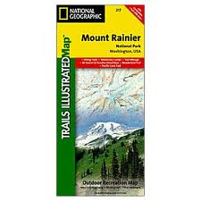 National Geographic Mount Rainier National Park Map