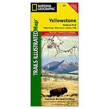 National Geographic Yellowstone National Park Map