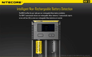 Nitecore Intellicharge i2 Dual Bay Lithium Ion/NiMh/NiCd Battery Charger
