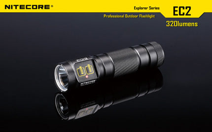 Nitecore EC2 Explorer Series 2 x CR123/1 x 18650 320 Lumen LED Flashlight