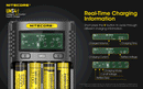 Nitecore UMS4 4-Slot USB Fast Battery Charger – LCD Display & 3000mA Quick Charge