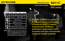 Nitecore Multi Task Hybrid Series MH1C 550 Lumen 1 x CR123 / RCR123 CREE XM-L U2 LED Rechargeable Flashlight