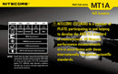 NiteCore Multi Task Series MT1A 180 Lumen 1 x AA CREE XP-G LED Flashlight