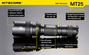 Nitecore Multi Task Series MT25 390 Lumen 2 x CR123 / 1 x 18650 CREE XP-G LED Flashlight