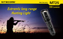 Nitecore Multi Task Series MT25 390 Lumen 2 x CR123 / 1 x 18650 CREE XP-G LED Flashlight