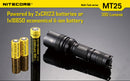 Nitecore Multi Task Series MT25 390 Lumen 2 x CR123 / 1 x 18650 CREE XP-G LED Flashlight